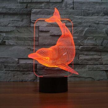 Lampe Dauphin 3D - Petit (20cm) 2