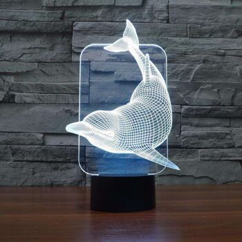 Lampe Dauphin 3D - Petit (20cm) 4