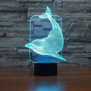 Lampe Dauphin 3D - Petit (20cm) 5