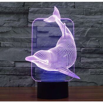 Lampe Dauphin 3D - Petit (20cm) 6