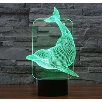 Lampe Dauphin 3D - Petit (20cm) 7