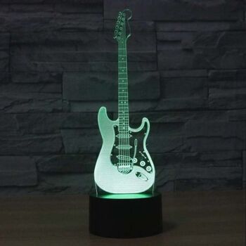 Lampe Guitare Electrique 3D - Grand (30cm) 1