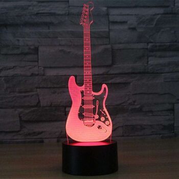Lampe Guitare Electrique 3D - Grand (30cm) 2
