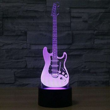 Lampe Guitare Electrique 3D - Grand (30cm) 4