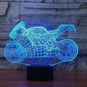 Lampe Moto GP 3D - Petit (20cm) 2