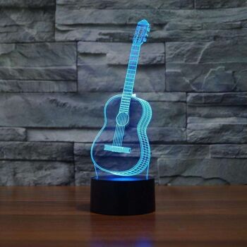 Lampe Guitare 3D - Grand (30cm) 1