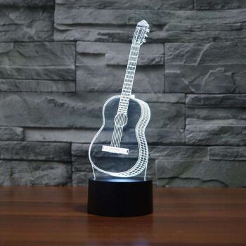 Lampe Guitare 3D - Grand (30cm) 2