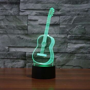 Lampe Guitare 3D - Grand (30cm) 4