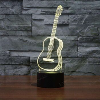 Lampe Guitare 3D - Grand (30cm) 7