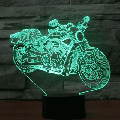 Lampe Moto 3D - Petit (20cm)