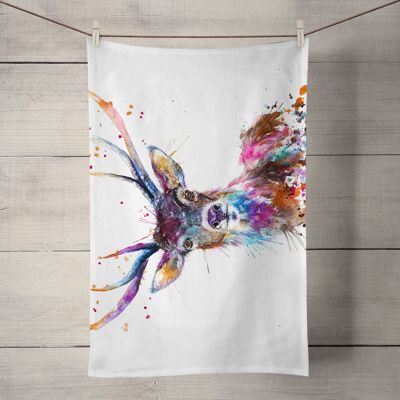 Strofinaccio Splatter Rainbow Stag