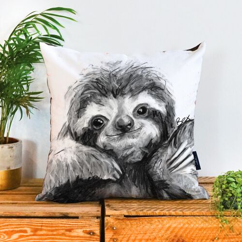 Sloth Vegan Suede Cushion