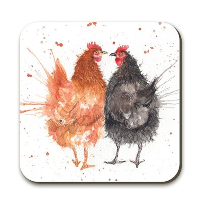 Splatter Hens Coaster