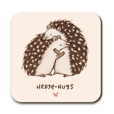 Hedgehugs Hedgehogs Coaster