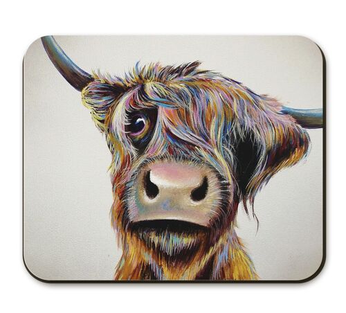 A Bad Hair Day Highland Cow Placemat