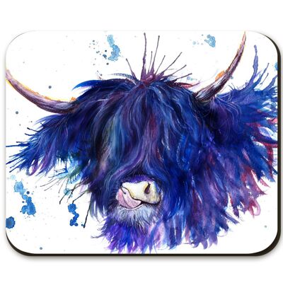 Mantel individual Splatter Highland Cow