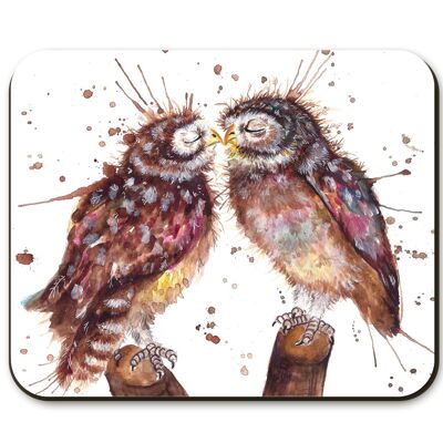 Mantel individual Splatter Loved Up Owls