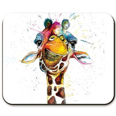 Splatter Regenbogen Giraffe Tischset