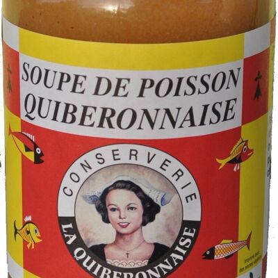 Ready-to-use Breton fish soup (30% concentrate) 850ml glass jar.