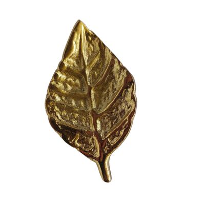Cabinet knob gold leaf