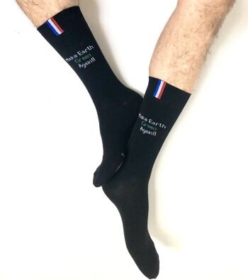 Chaussettes Make Earth Green Again !! - Noir 2