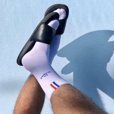 Chaussettes Ça Claque !! - Blanc