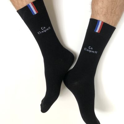 Socken Es klatscht!! - Schwarz