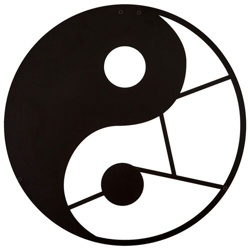 Wanddeko aus Metall | Ying-Yang