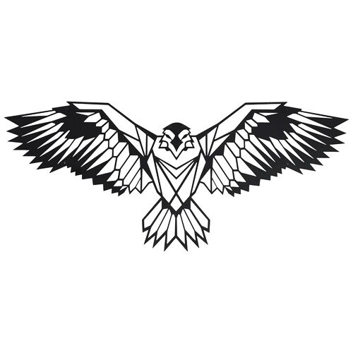 Wanddeko aus Metall | Adler