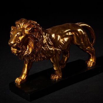 Déco Sculpture | lion d'or 2
