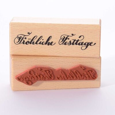 Motif stamp Title: Happy Holidays