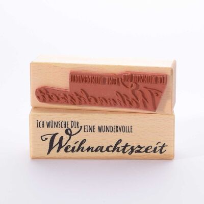 Motif stamp title: I wish you a wonderful Christmas time