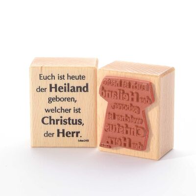 Motif stamp title: Today a Savior is born to you