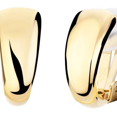 Traveller Clip earrings gold plated - 157228