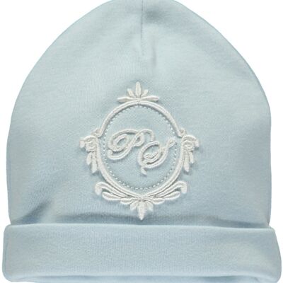 Blue Baby Hat With Piccola Speranza Monogram