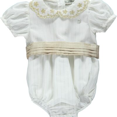 GOLD EMBROIDERY BABY BODY