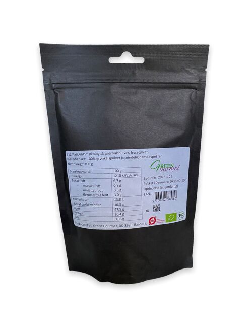 Bioactive kale powder KaLOHAS+, 100 g (EAN 5700002087980)