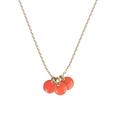 Collar Cleo coral