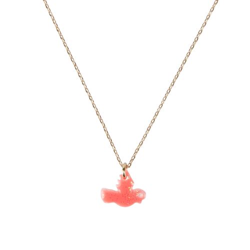 Collier Colombe corail