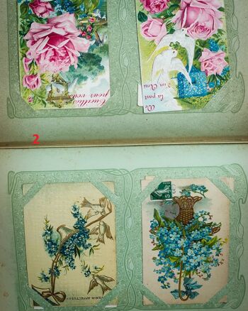 Ensemble de quatre cartes postales anciennes du début des années 1900 2
