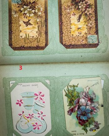 Ensemble de quatre cartes postales anciennes du début des années 1900 3