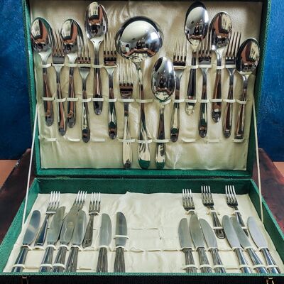New stainless steel cutlery set for 6