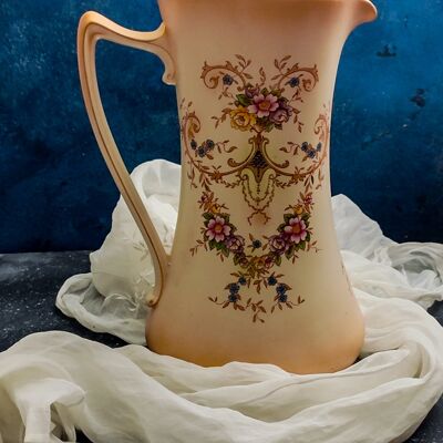 Hand painted English porcelain jug