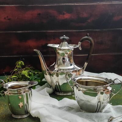 English sheffield tea set