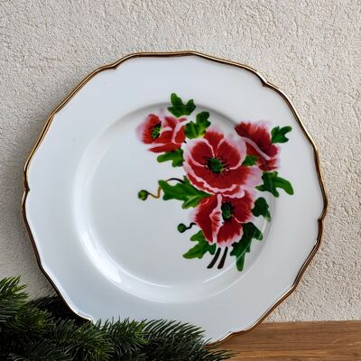 Bitossi serving plate with flowers