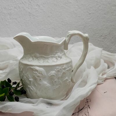 Small white porcelain jug