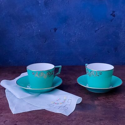 pair of teacups richard ginori Claudio La Viola collection