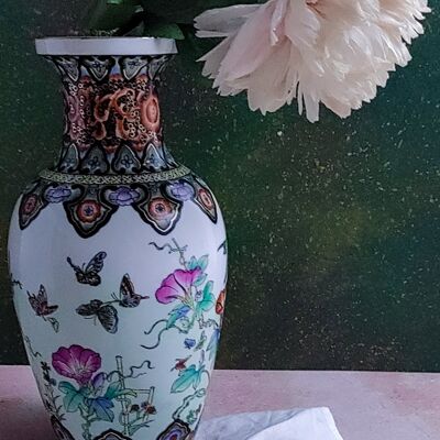 Vase chinois peint à la main