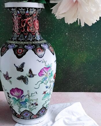 Vase chinois peint à la main 3