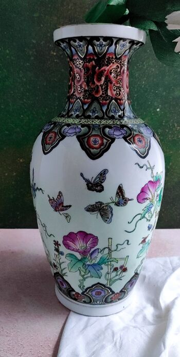Vase chinois peint à la main 5